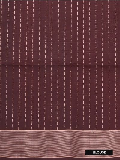 Gracecharm Pure Soft Silk Butta with Diamond Mesh Brocade Pallu Saree