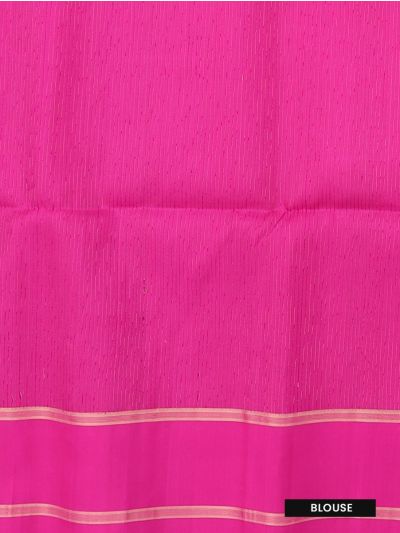 Gracecharm Pure Soft Silk Plain Body with Fine Zari Line Pallu Saree