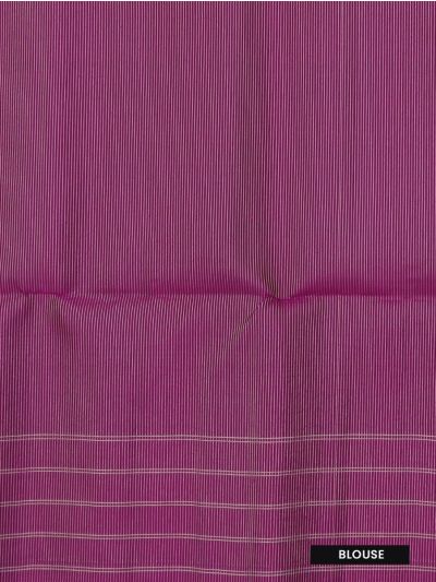 Gracecharm Pure Soft Silk Plain with Contrast Border Saree