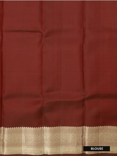 Vivaha Kanchipuram Pure Silk Floral Butta with Diamond Brocade Pallu Saree