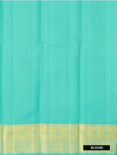 Vivaha Kanchipuram Pure Silk Floral Medallion Jaal with Diamond Lattice Pallu Saree
