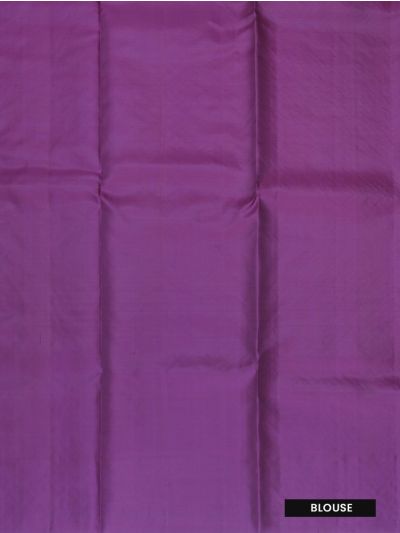 Kanmanie Soft Silk Floral Jaal with Geometric Brocade 3 Inch Border Saree