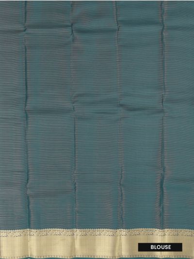 Gracecharm Silk Zari Check Floral Butta with Ornamental Paisley Pallu Saree