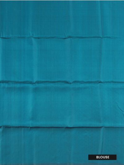 Gracecharm Pure Soft Silk Stripe Butta with Four-Petal Floral Pallu Saree