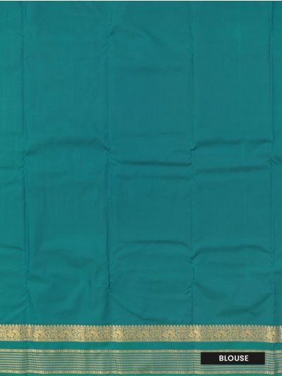 Gracecharm Gift Art Silk Butta with Geometric Brocade Pallu Saree