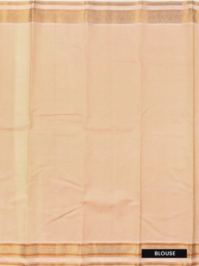 Gracecharm Silk Floral Butta with Diagonal Brocade Pallu Saree
