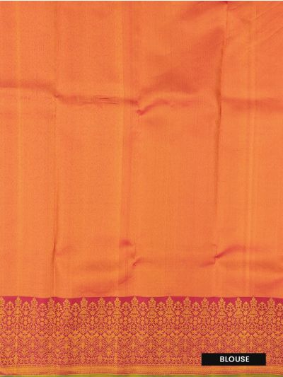 Vivaha Arani Pure Silk Floral Vine Jaal with Floral Arch Jaal Pallu Saree