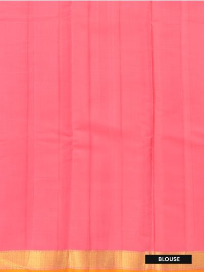 Vivaha Pure Silk Diagonal Geometric Stripe with Floral Butta Pallu Saree