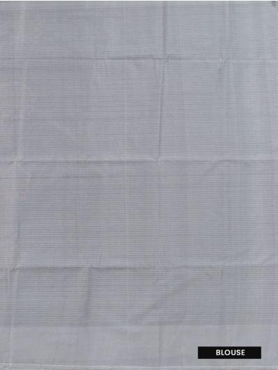 Gracecharm Art Soft Silk Floral Butta with Geometric Oval Brocade Pallu Saree