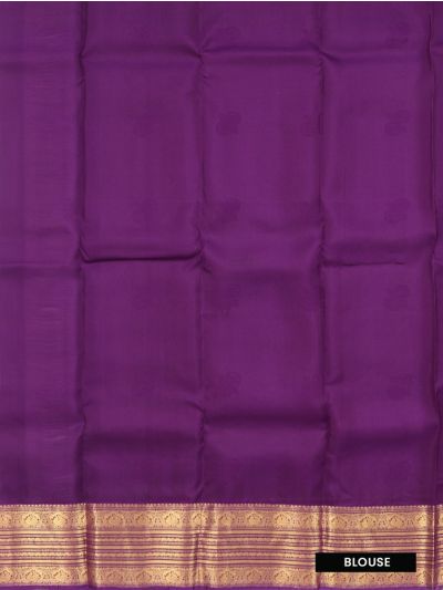 Gracecharm Silk Paisley Floral Butta with Contrast Zari Border Saree