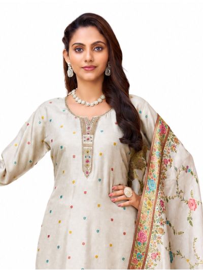 Graceful Muse Readymade Multicolor Butti Salwar Kameez