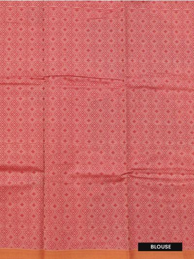 Kanmanie Cotton Floral Butta with 2 Inch Asthiri Border Saree