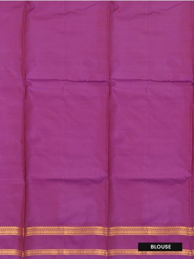 Kanmanie Vazhainaar Pattu Geometric Butta with Contrast Butta Pallu Saree