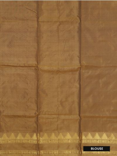 Kanmanie Vazhainaar Pattu Paisley Butta with Contrast Butta Pallu Saree