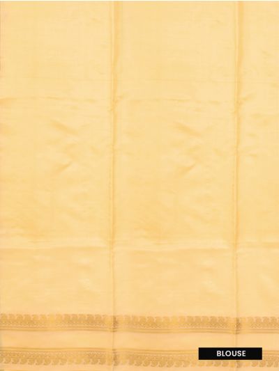 Kanmanie Vazhainaar Pattu Geometric Butta with Contrast Butta Pallu Saree