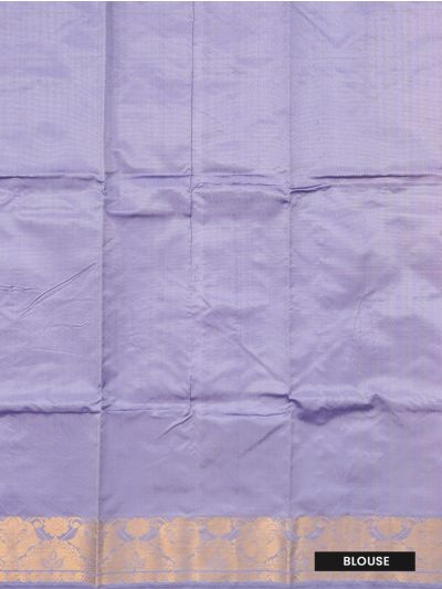 Kanmanie Vazhainaar Pattu Dual Butta with Floral Brocade Border Saree