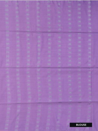 Kanmanie Softy Silk Leaf Butta with Floral Leaf Pallu Saree