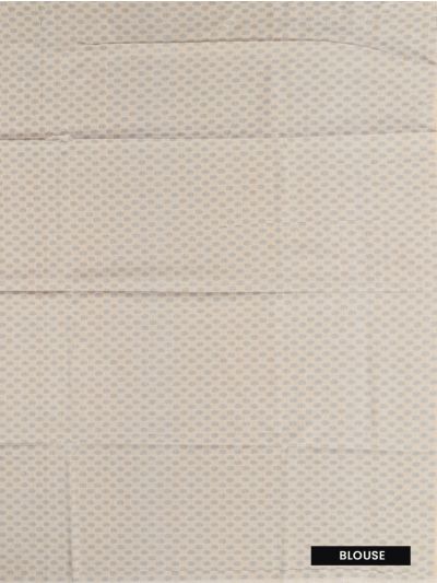 Kanmanie Softy Silk Butta with Stripe Leaf Pattern Pallu Saree