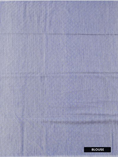 Kanmanie Softy Silk Periwinkle Blue Butta Design Saree