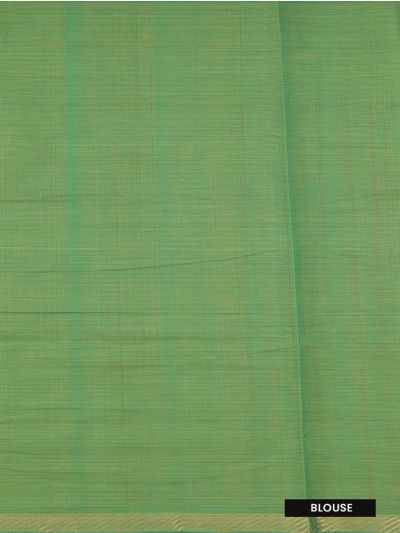 Gracecharm Elegant Chirala Cotton Mustard Yellow And Green Striped Design with Border Saree