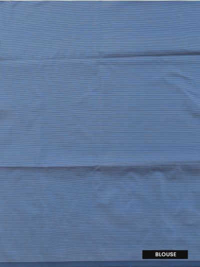 Gracecharm Art Soft Silk Teal blue Floral Butta with Diagonal Geometric Pallu wow Saree