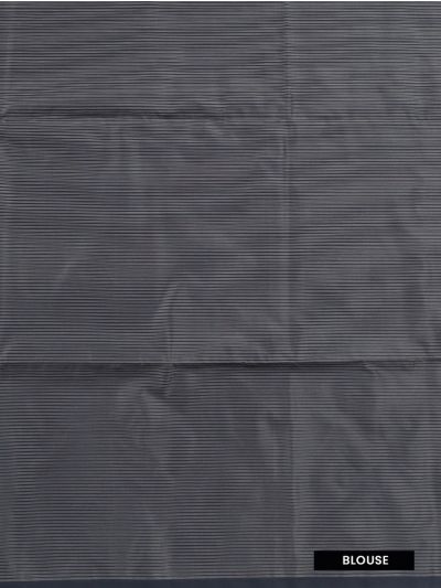 Gracecharm Art Soft Silk Black Floral Butta with Diagonal Geometric Pallu wow Saree