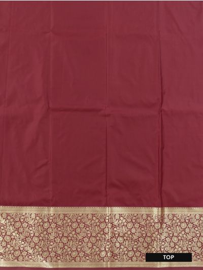 Gracecharm Emerald Glow Barbie pink Art Silk Traditional Pattu Pavadai Material