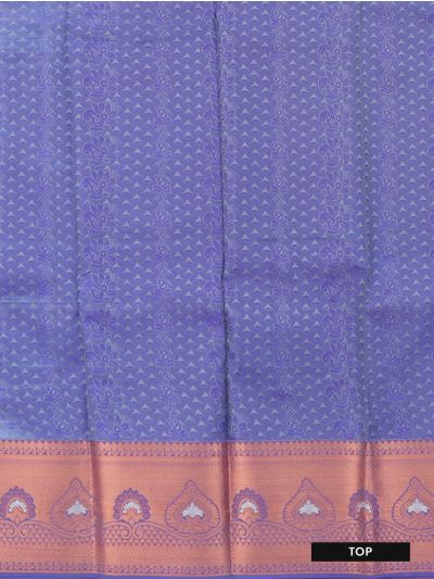 Gracecharm Emerald Glow Slate Grey Art Silk Girls Pavadai Dhavani Material Set