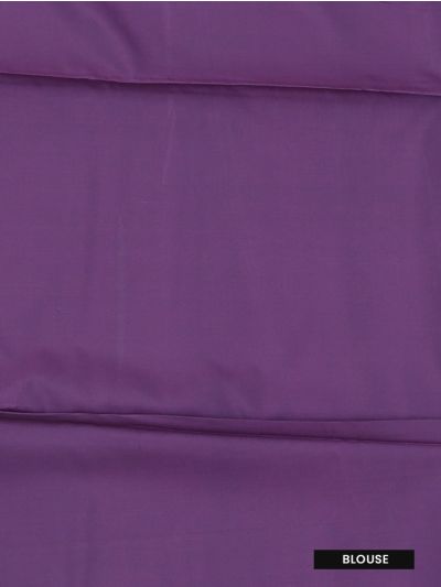 Kanmanie Softy Silk Royal Purple Zari Stripe Pallu Saree