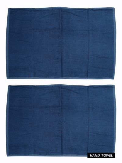 Doctor Towels French Blue Banana Terry Hand Towel - Pack of 2