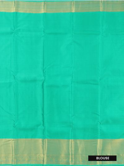 Gracecharm Tissue Silk Jaal Gold Zariwork Round Floral Medallion Butta with Floral Brocade Border Pallu Saree