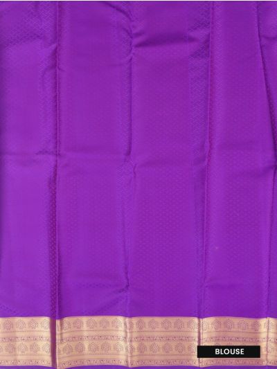 Gracecharm Elegant Traditional Floral and Leaf Jaal Zari Brocade Medallion Butta Brocade Border Silk Saree
