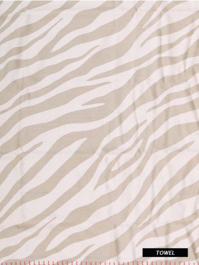 Doctor Towels Taupe Tiger Bamboo Bath Towel