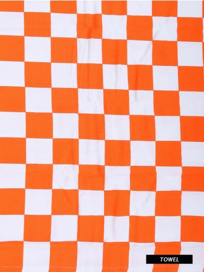 Doctor Towels Citrus Checkered Bamboo Bath Towel