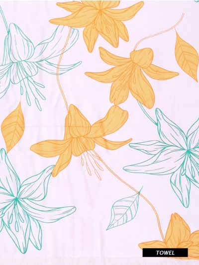 Doctor Towels Sunlit Bloom Bamboo Bath Towel