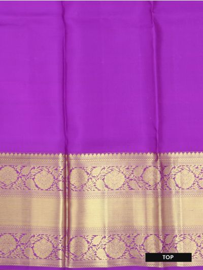 Gracecharm Pure Silk Elephant Floral Jaal Brocade Pattu Pavadai Material