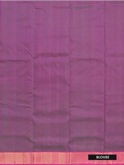 Traditional Arani plum purple Pure Silk Nine Yards Plain with Gold Zari weave Border Saree