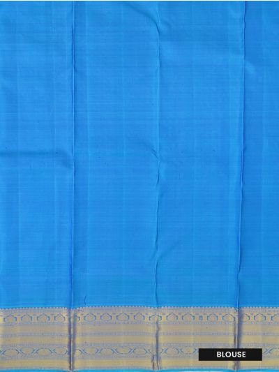 Vivaha Kanchipuram Pure Silk complex zari woven brocade motifs and a traditional wide golden border saree
