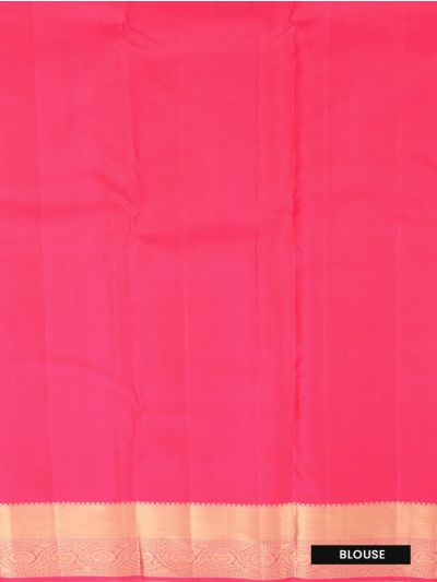 Gracecharm Pure Silk Traditional patterns including stripes, floral jaal Parrot&elephant woven intricate gold zari embroidery Saree
