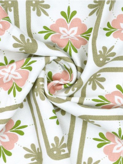 Doctor Towels Floral Tile Bamboo Bath Towel