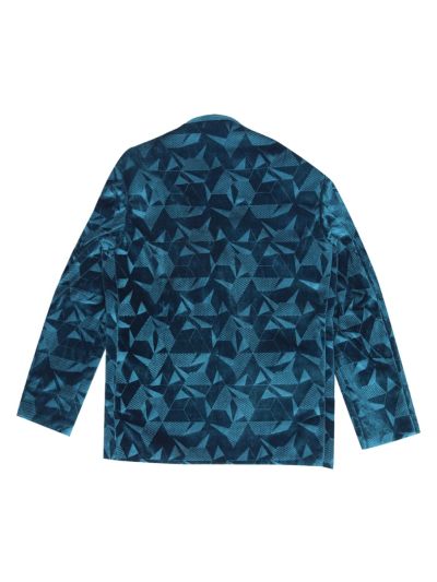Gracecharm Boys Abstract Geometric Blazer 3 Piece Set