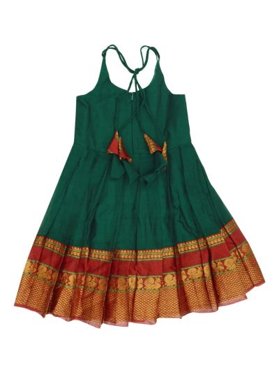 Kutty Kanmanie Girls Annapakshi Zari Border Traditional Frock