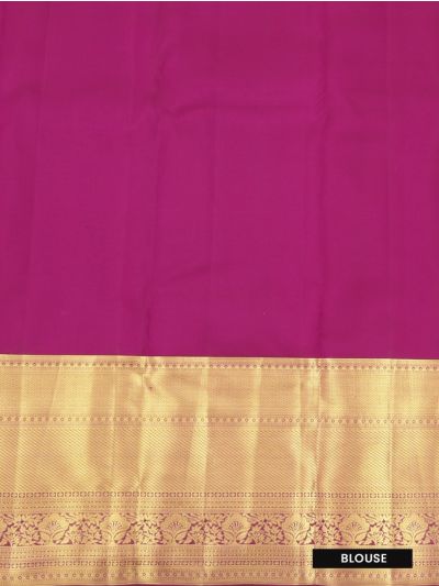 Gracecharm Pure Silk Floral Jaal with Medallion Pallu Saree