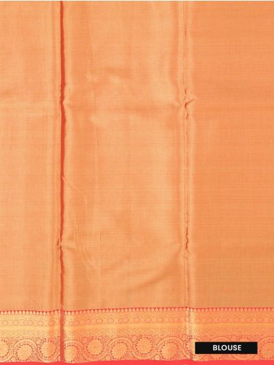 Kanmanie Pure Silk Floral Jaal with Floral Bouquet Pallu 5 Inch Jacquard Border Saree