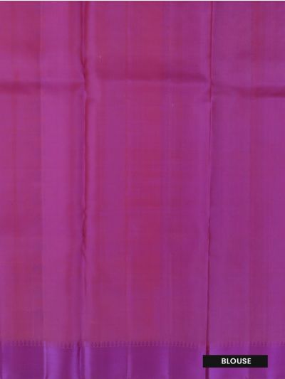 Kanmanie Soft Silk Butta with Geometric Floral Zari Pallu 3 Inch Satin Border Saree