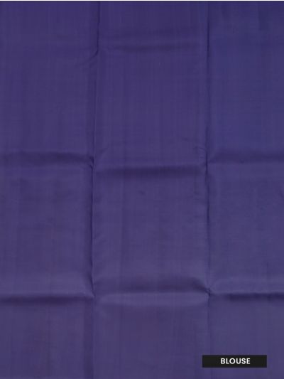 Kanmanie Soft Silk Stripe Butta with Geometric Pallu 0.5 Inch Asthiri Border Saree