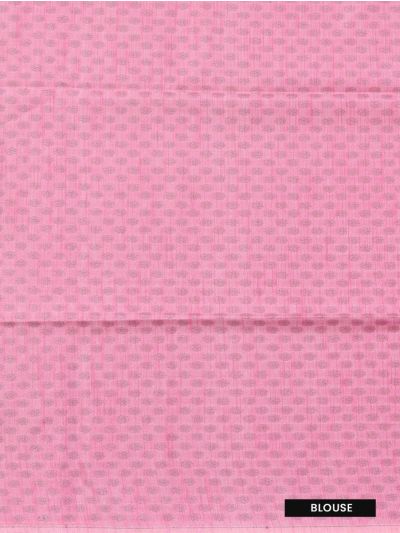 Kanmanie Softy Silk Butta with Triangle Geometric Pallu Saree
