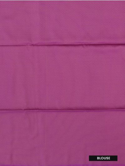 Kanmanie Softy Silk Diamond Butta with Wave Pattern Leaf Pallu Saree