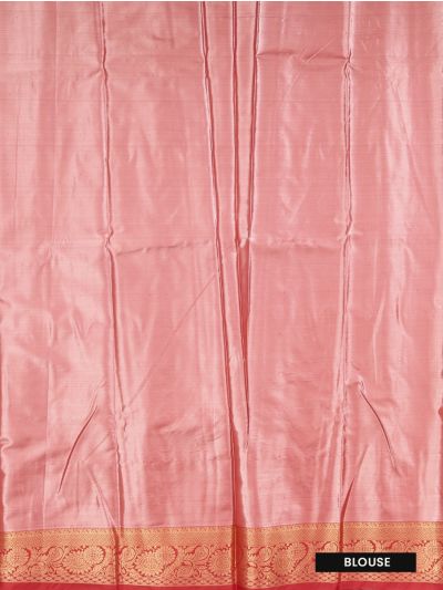 Gracecharm Gift Art Silk Shell Butta Jaal with Diagonal Creeper Pallu Saree
