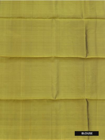 Gracecharm Soft Silk Annapakshi and Floral Butta with Leaf Motif Pallu Saree